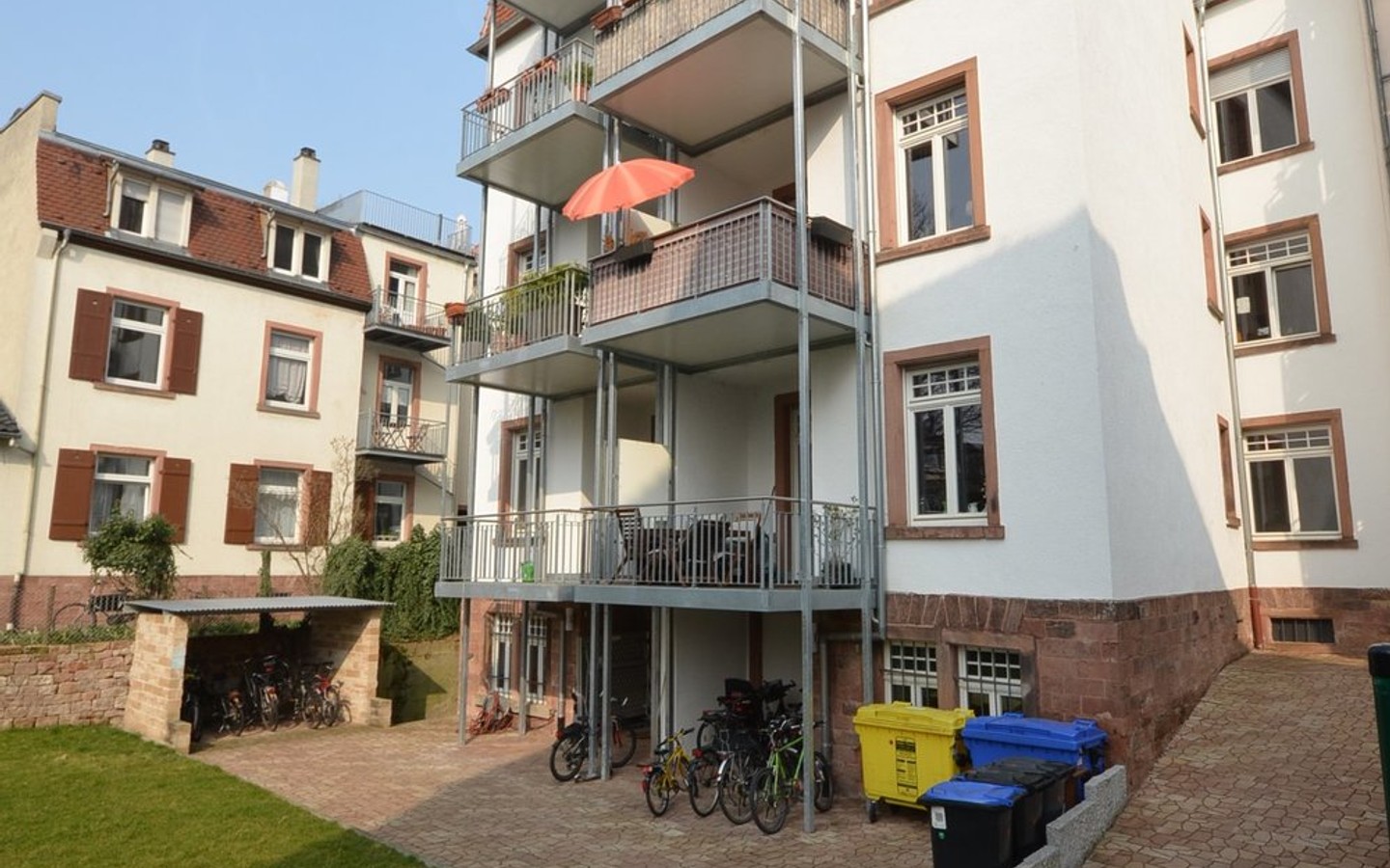 Rückansicht - HD-Neuenheim: Traumhafte 4 Zimmerwohnung saniertem Altbau