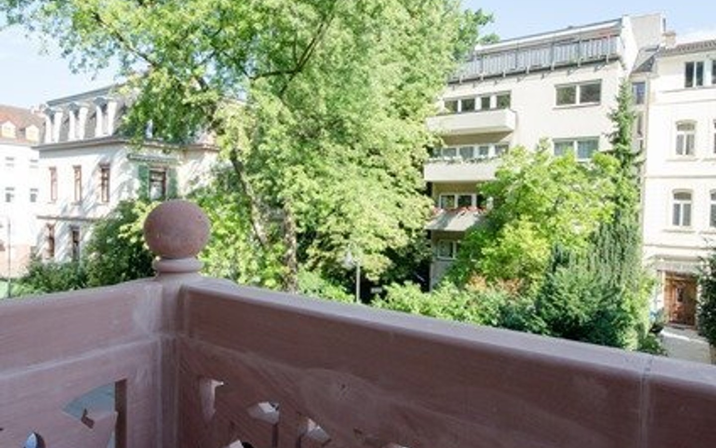 Balkon Eßzimmer - Glücklich leben in sieben Zimmern mitten in Heidelberg