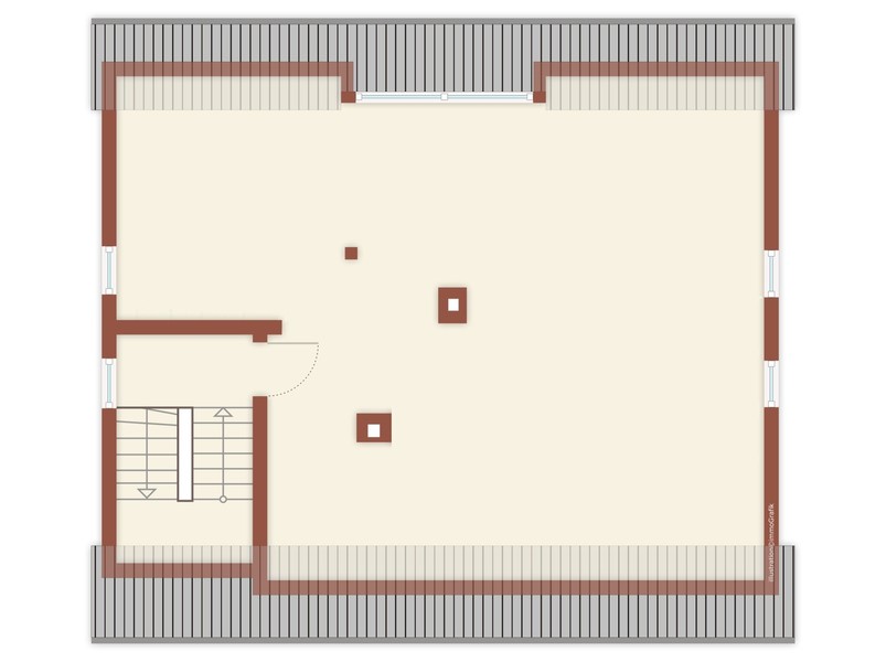 Grundriss Dachgeschoss - Dossenheim – sehr zentrale und ruhige Lage