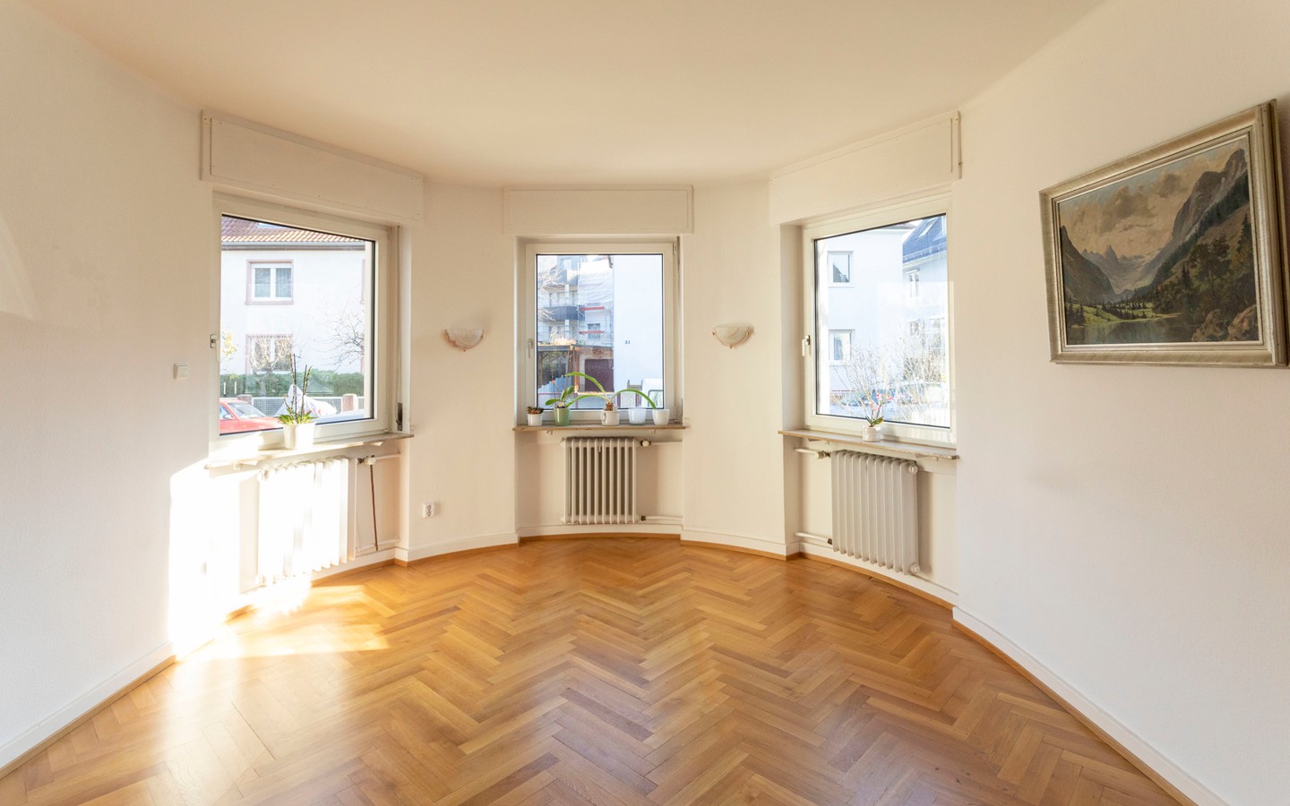 Wohnbereich  - Rarität: Freistehendes Einfamilienhaus auf ca. 700qm großem Grundstück in der Heidelberger Weststadt
