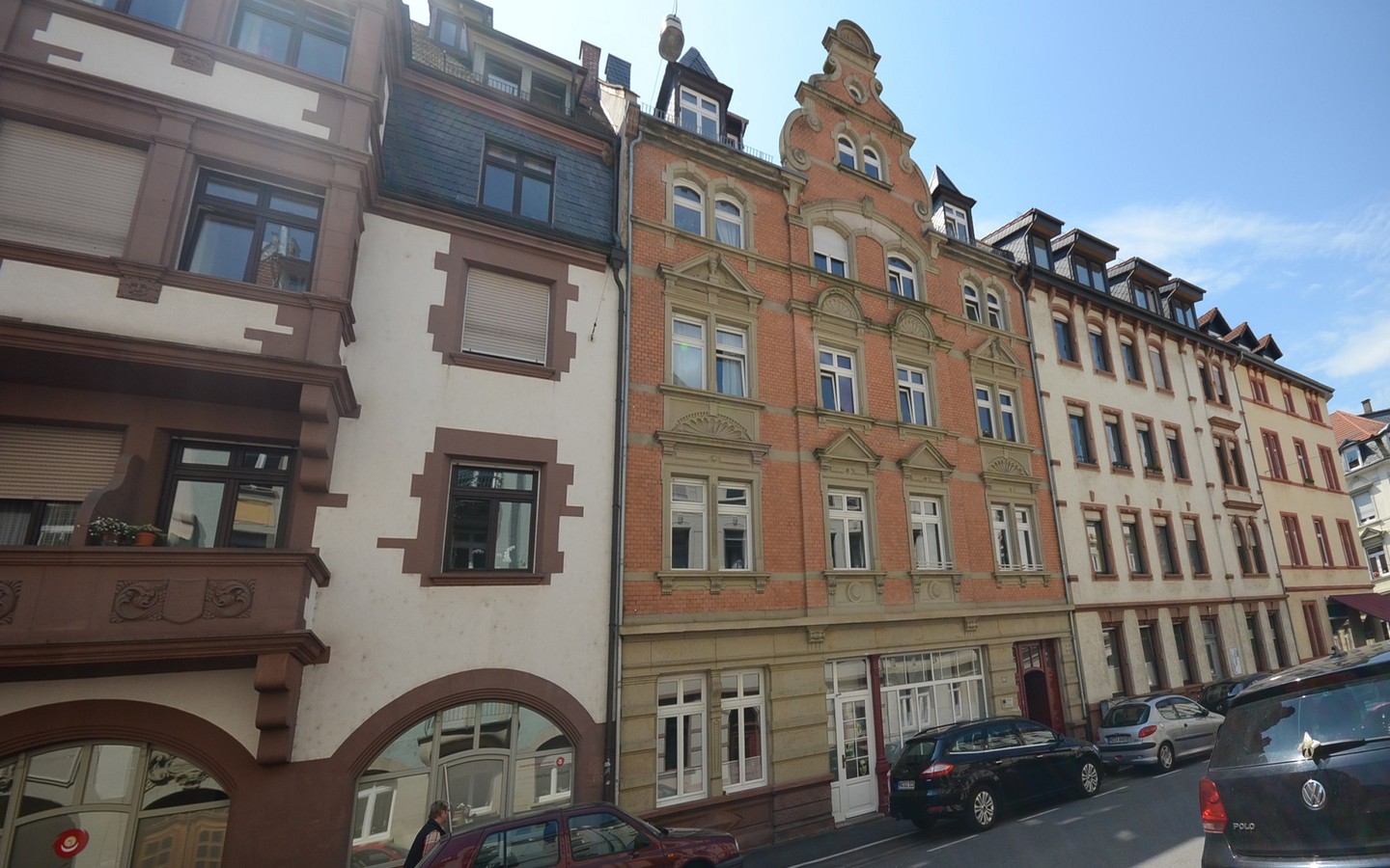 Hausansicht - Heidelberg-Weststadt, Blumenstrasse: Helle und charmante Erdgeschosswohnung - Top !