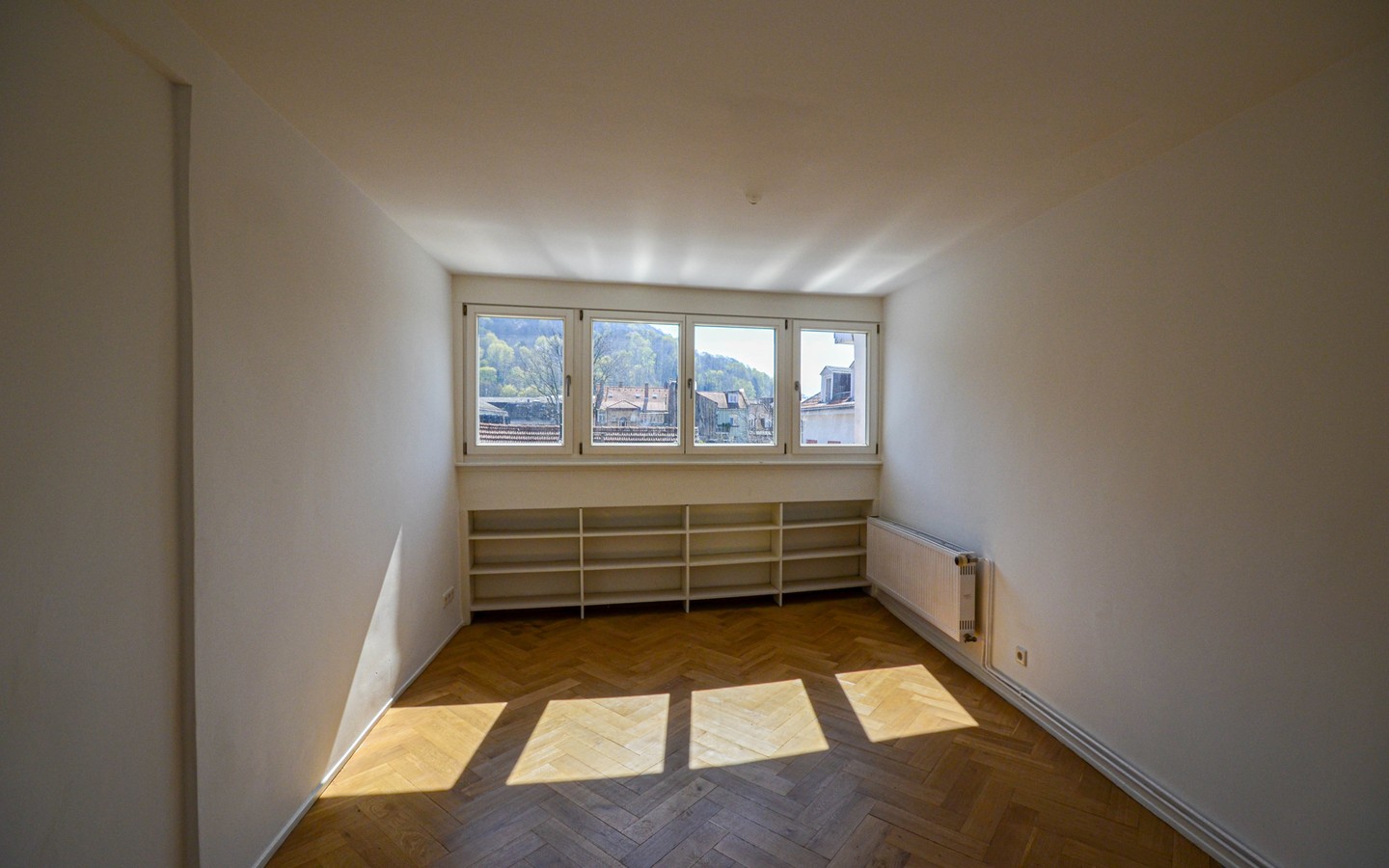 Wohnzimmer - Charmante Dachgeschosswohnung in der Fußgängerzone von Heidelberg