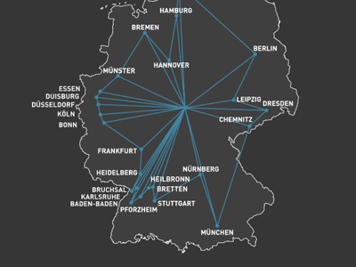 DAVE Deutscher Anlage Immobilien Verbund Erfolg -Netzwerk Karte.PNG - ©Rohrer Immobilien GmbH