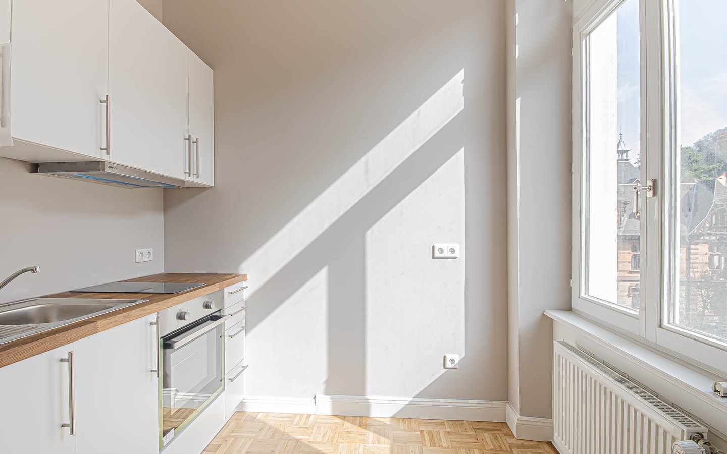 Küche - Exklusives Einzimmerappartement in zentraler Lage
Erstbezug nach Sanierung