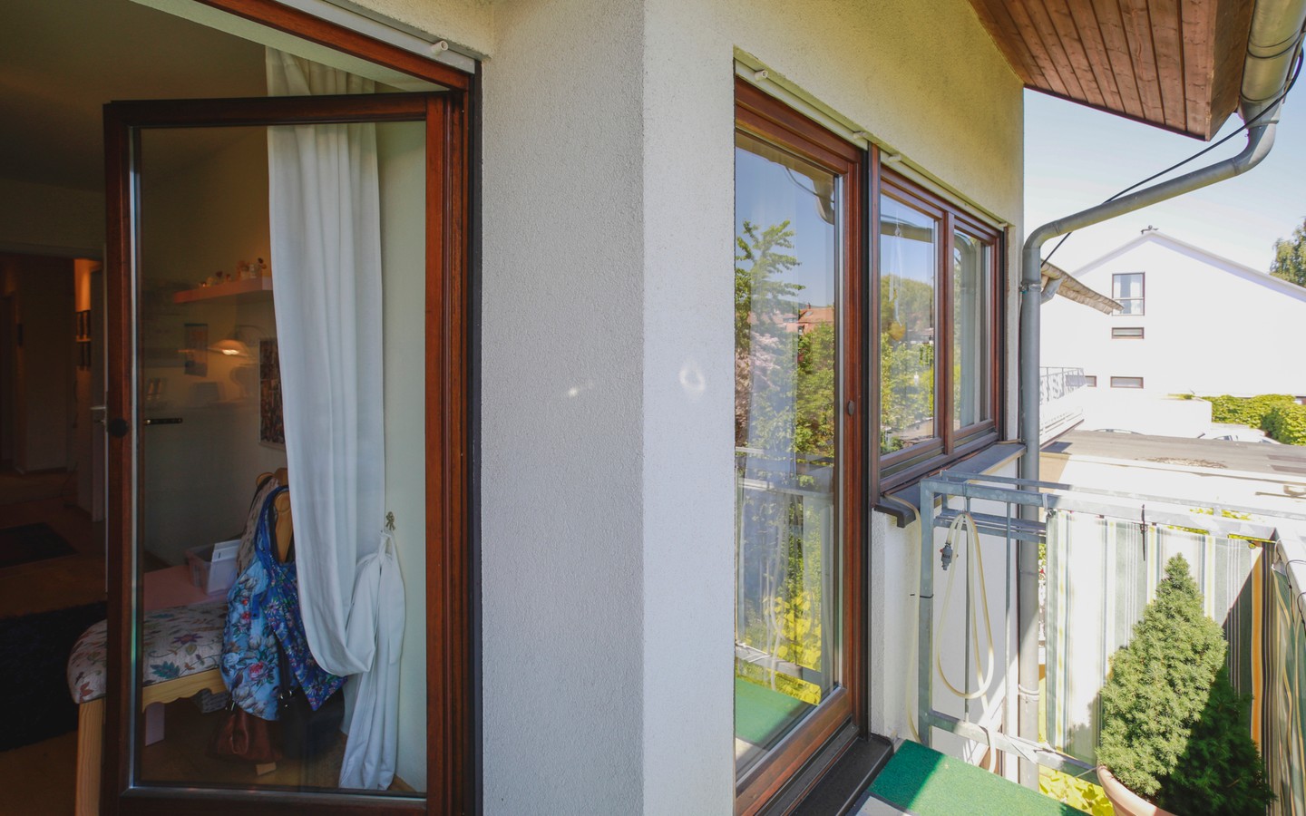 Balkon  - Viel Platz für die Familie: Geräumiges Reihenmittelhaus mit 6 Zimmern und Garten in Wieblingen