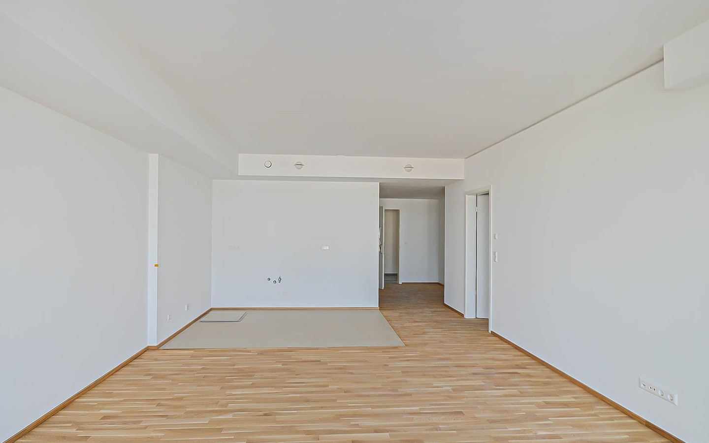Wohnbereich - Moderne Zweizimmerwohnung mit Loggia in der Bahnstadt