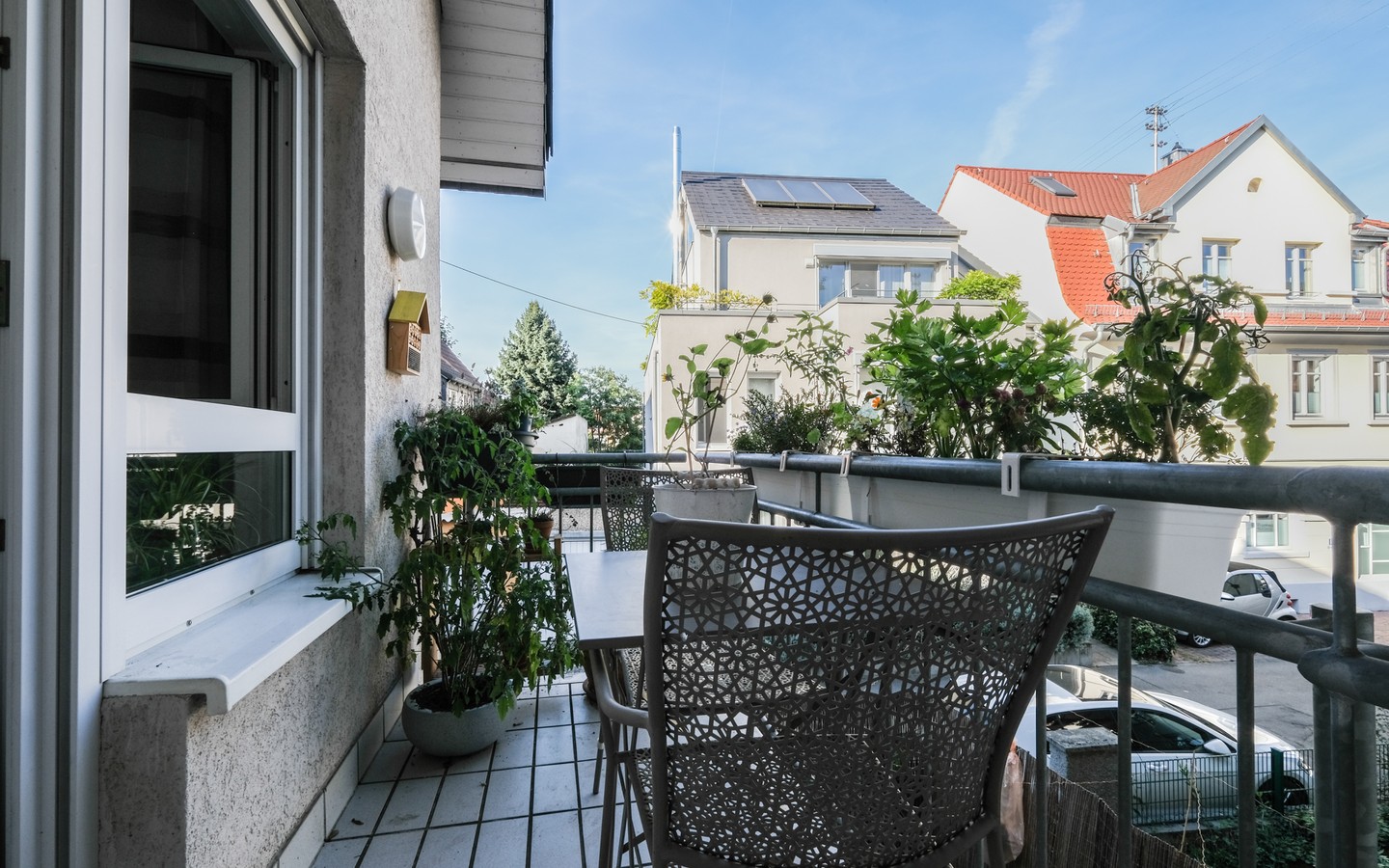 Balkon - HD-Rohrbach: schön geschnittene 2-Zimmer-Wohnung mit Balkon, Keller und TG-Stellplatz