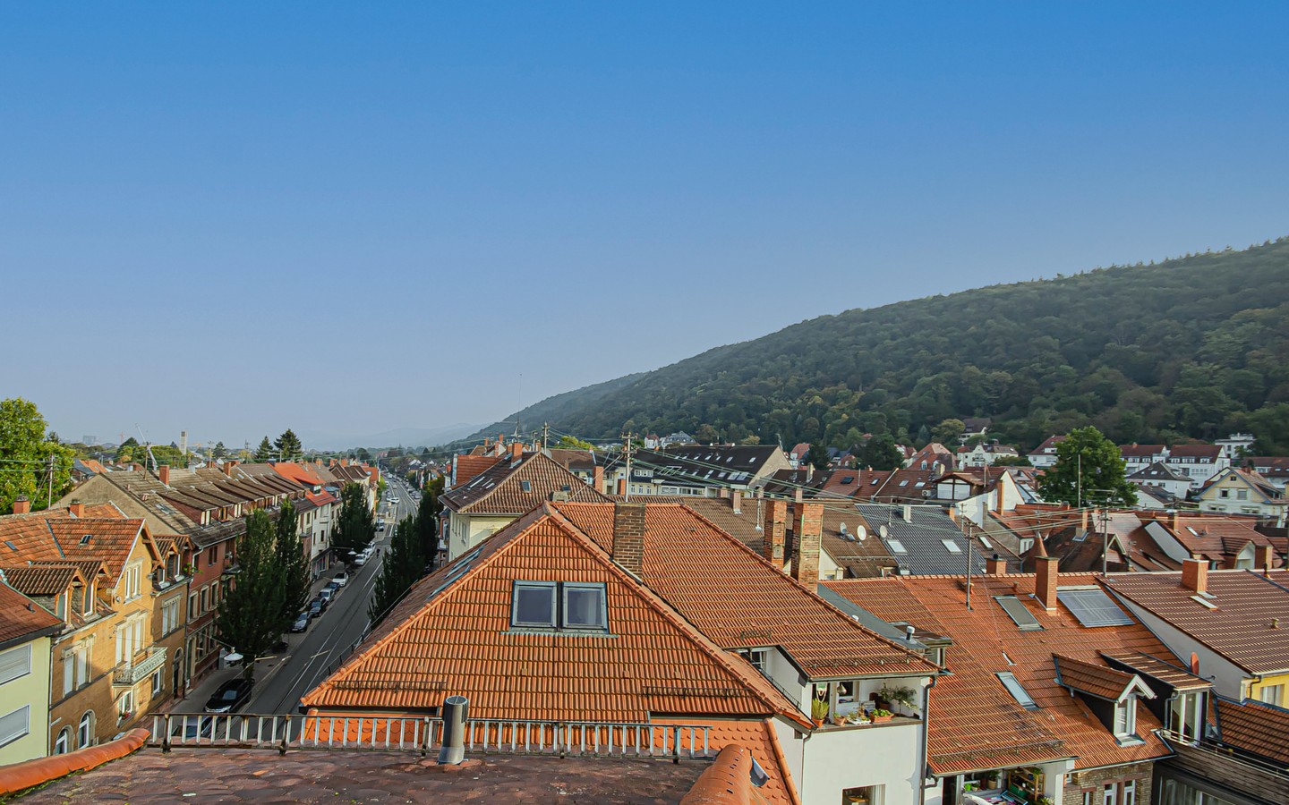 Aussicht - Offene und helle Maisonettewohnung in zentraler Lage in Heidelberg-Rohrbach
