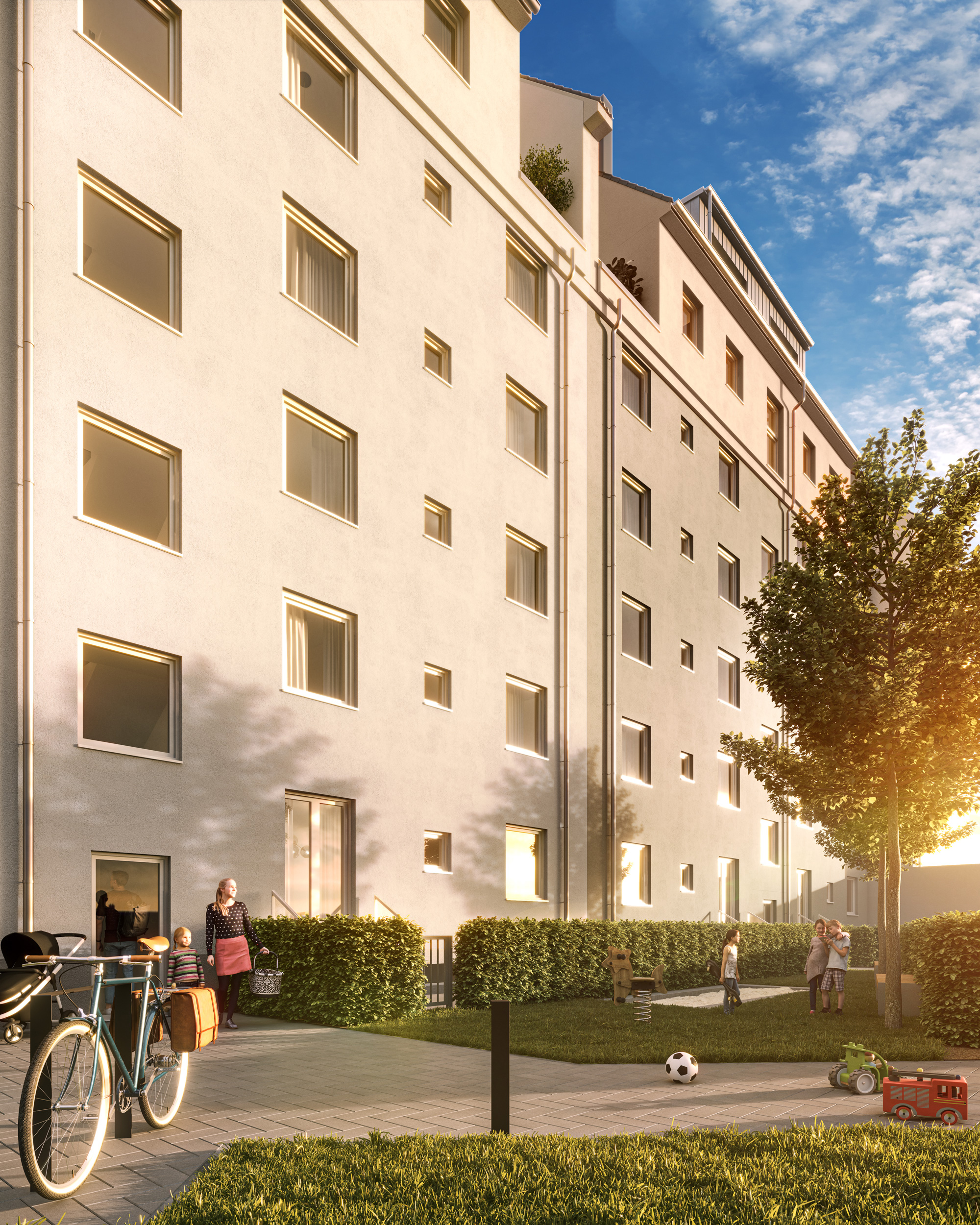 Neubau-Wohnungen in Köln mit Dachterrassen und hervorragender Anbindung nach Köln zum Kauf 
					©Unverbindliche Darstellung
				
