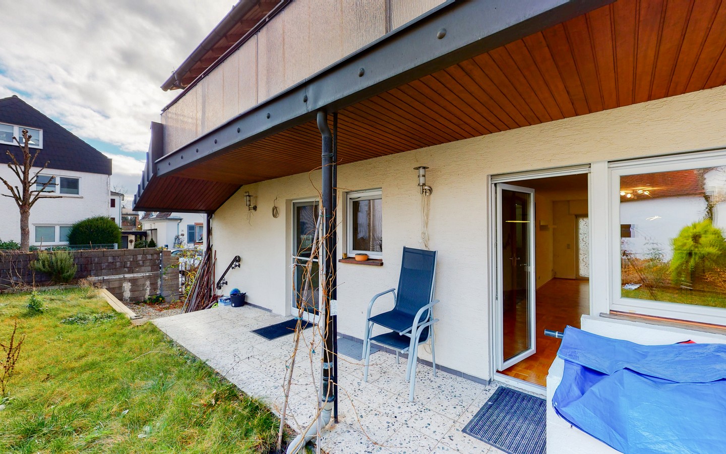 Terrasse - Modernisiertes Einfamilienhaus mit Garten in familienfreundlicher Wohnlage von Hemsbach