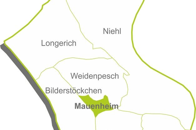 Mauenheim ist der flächenmäßig kleinste Stadtteil Kölns und auch deswegen einer der homogensten. Heute ist Mauenheim ein sehr beliebter Stadtteil. 
