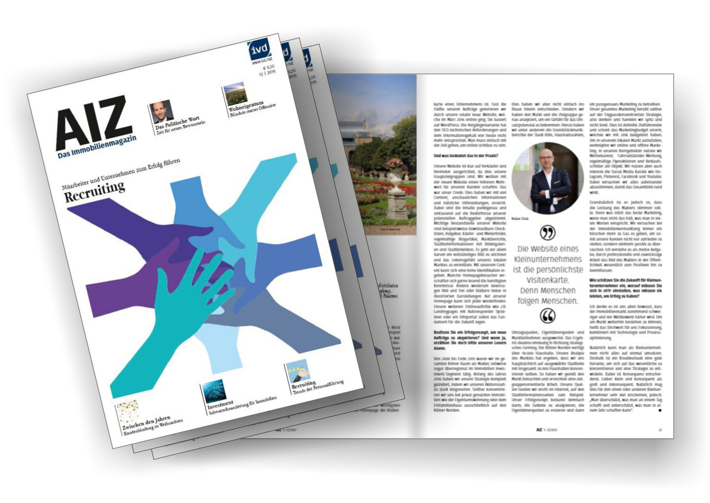 Hakan Citak im Interview mit der AIZ - Das Immobilienmagazin  Immobilienverband IVD.jpg