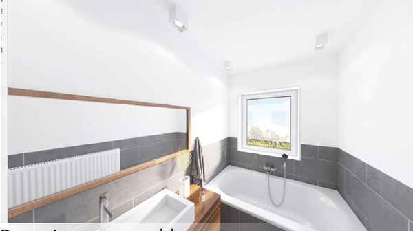 Wohnen-Badezimmer Deiss-Nachherfoto - Immobilienmakler in Heilbronn