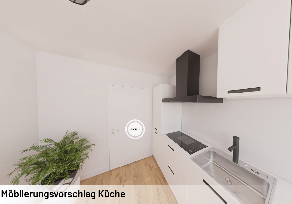 Möblierungsvorschlag Küche 2 - Immobilienmakler in Heilbronn