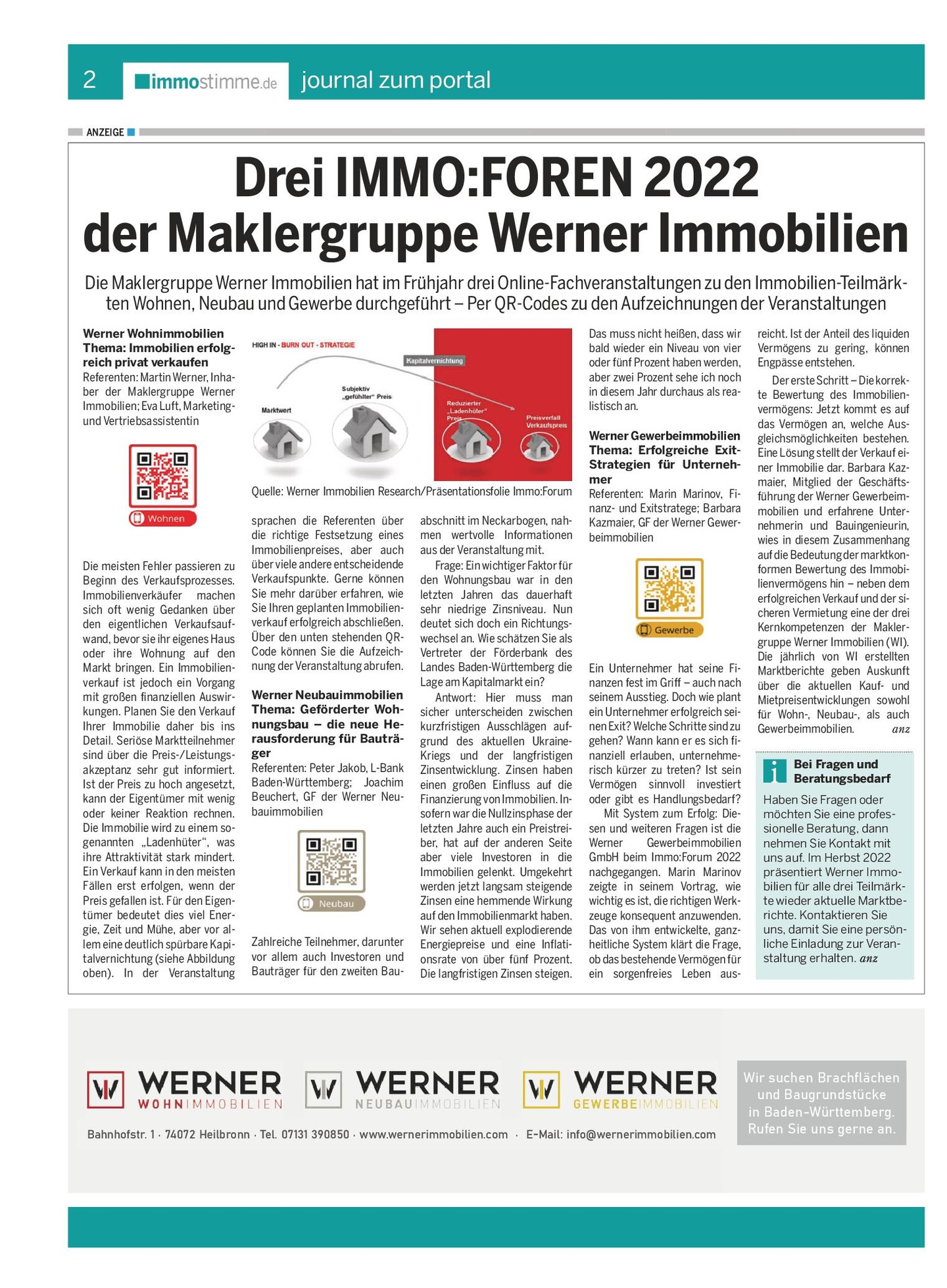 Immobilienmakler Heilbronn_Journal zum Portal_Heilbronner Stimme - Immobilienmakler in Heilbronn - ©Martin Werner, Barbara Kazmaier und Joachim Beuchert