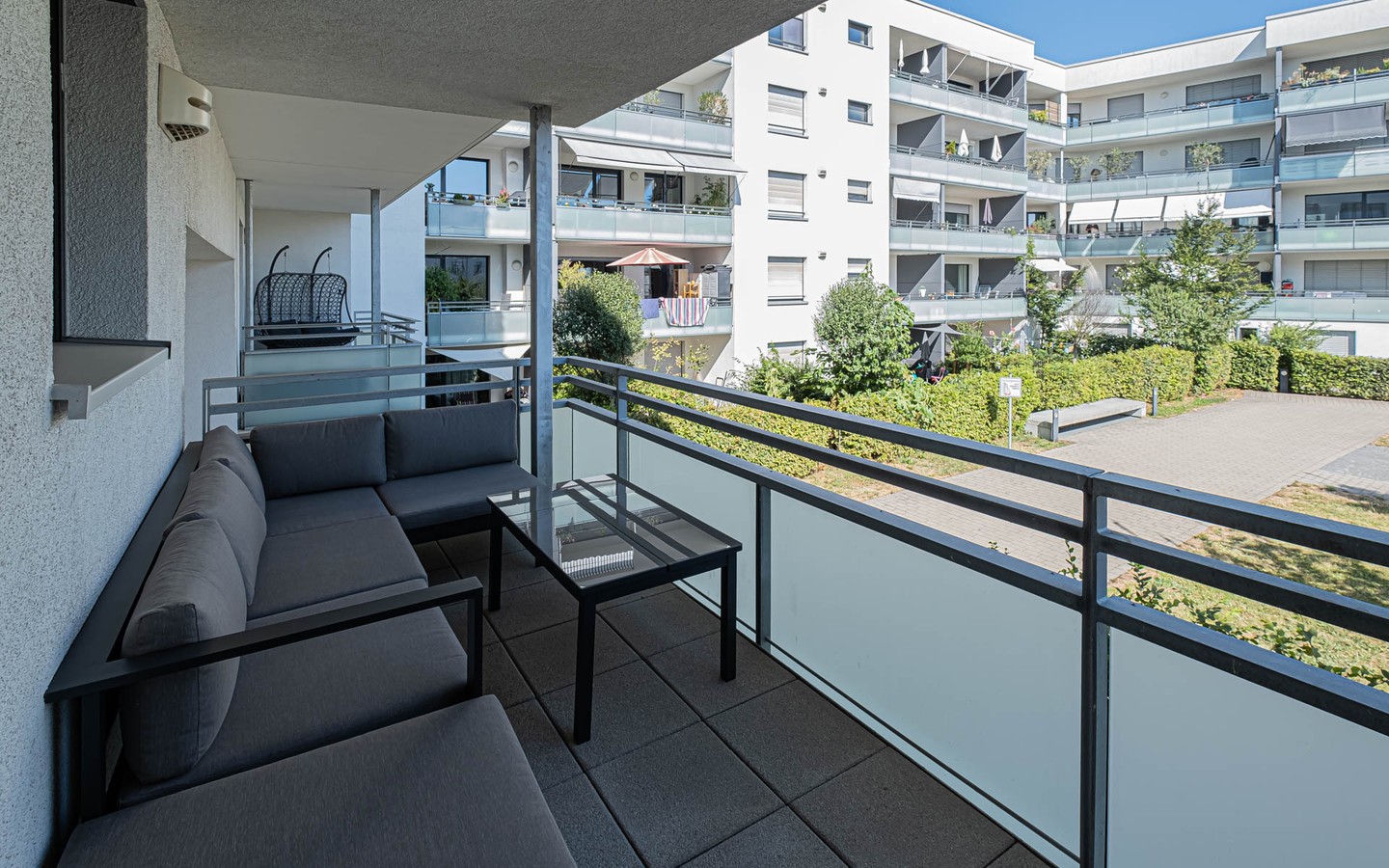 Balkon - Attraktive Zweizimmerwohnung mit Balkon in der Bahnstadt nahe der Promenade