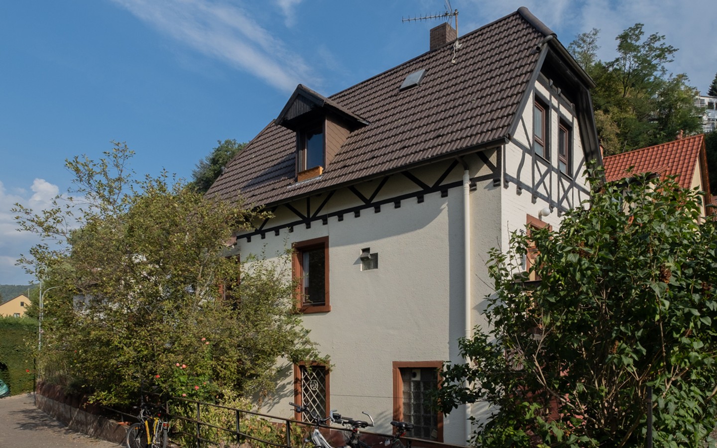 Ansicht Rückseite - Aus Alt mach Neu - ein Haus mit Garten harrt auf sein Comeback in Ziegelhausen