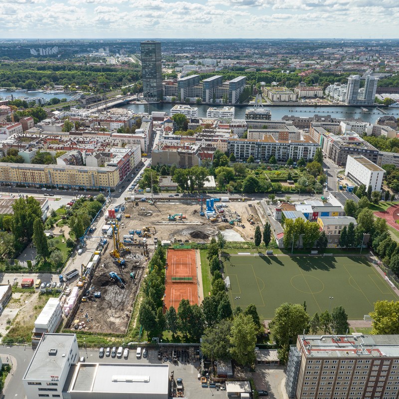 PANDION OFICEHOME Ostkreuz Campus Baustellendokumentation Herbst 2022 ©PANDION
