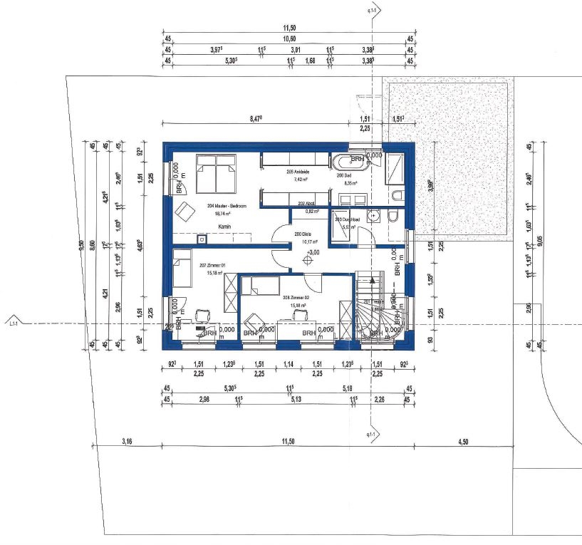 1. Obergeschoss - Planungsvorschlag 