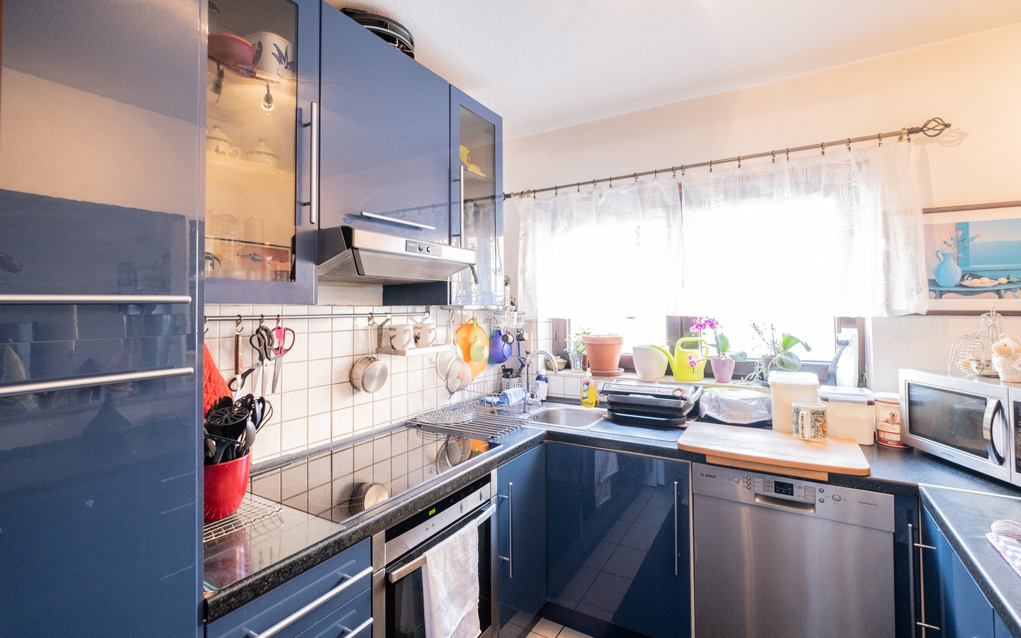 Küche - Im Herzen von Rauenberg: vermietete 3-Zimmer-Erdgeschoss-Wohnung mit Stellplatz