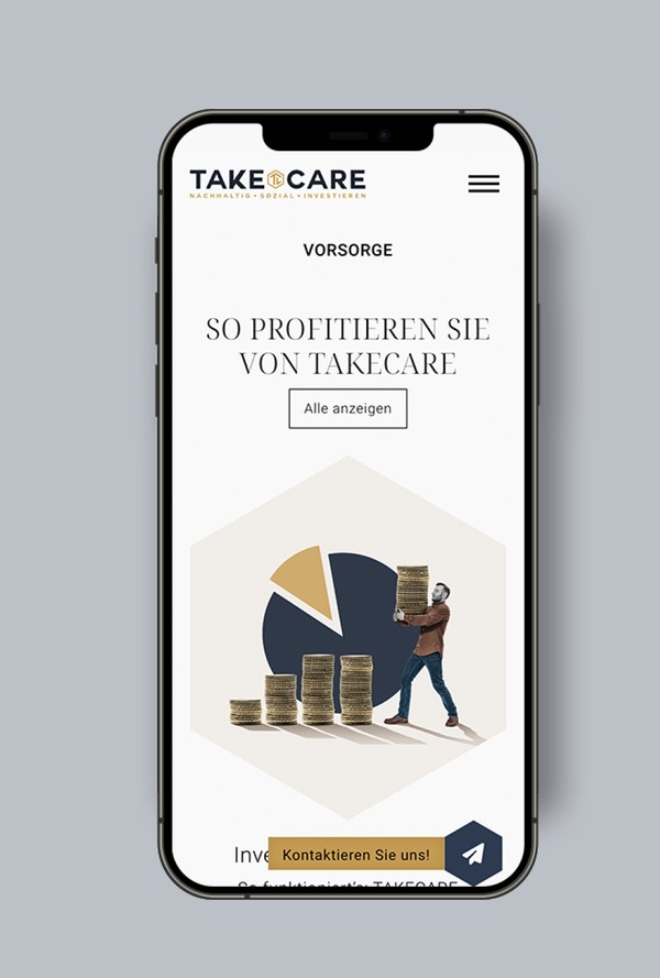 Für ihr Haus Stadtblick in Hagen bekam TakeCare eine responsive Website von der Agentur Königspunkt.
				