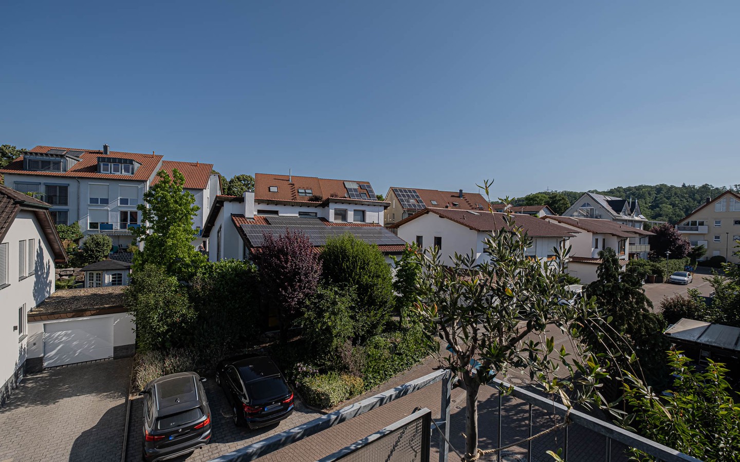 Aussicht vom Balkon - Hell-freundlich-gemütlich: Großzügige 3-Zimmerwohnung in Wiesloch