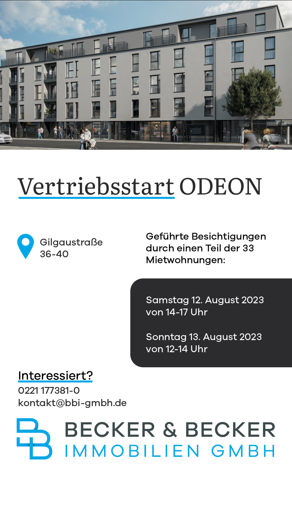 Vertriebsstart-ODEON.jpg - ©BECKER & BECKER Immobilien GmbH