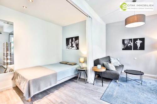 Schlafbereich - Appartement im Kölner Severinsviertel
				