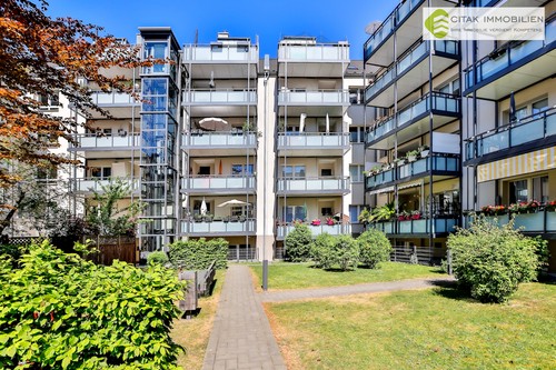 Grüner Innenhof - 1,5 Zimmer Wohnung mit Terrasse und Hofnutzung  im Kölner Severinsviertel