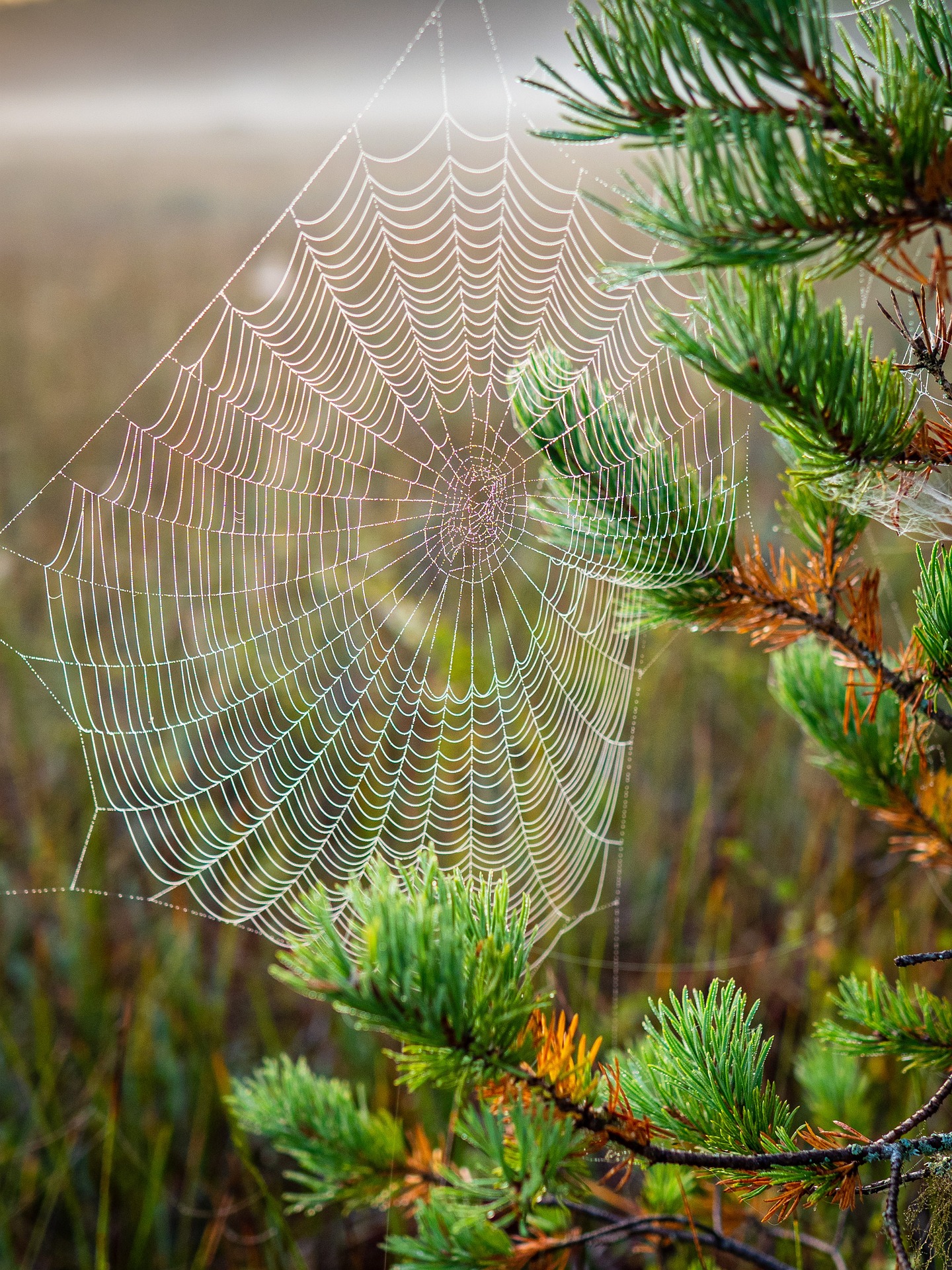 Spinnennetz | Spinnen im Herbst
					©Tjuusitalo | pixabay
				
