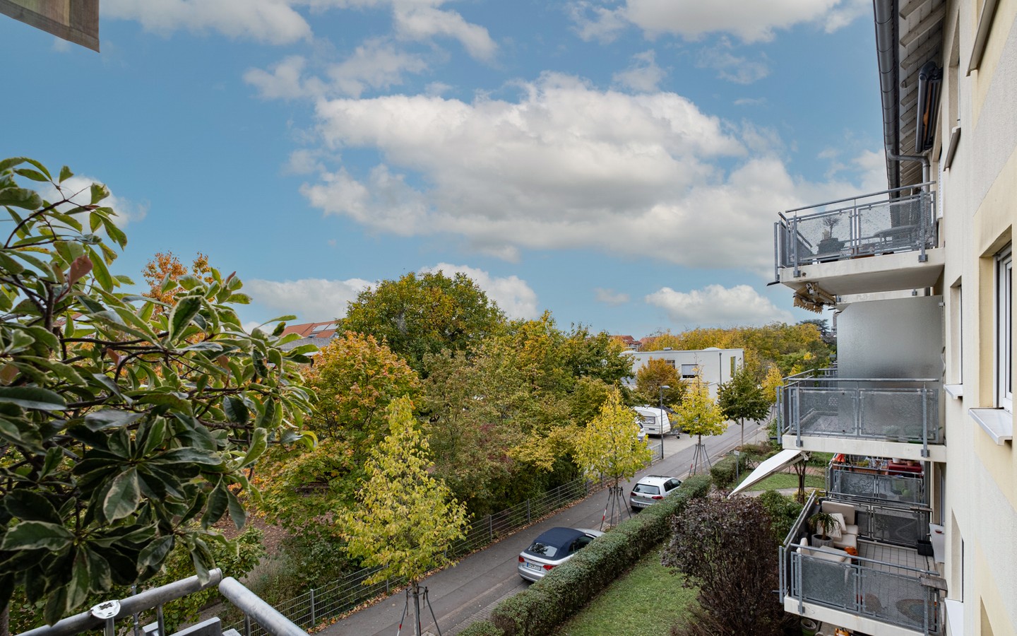 Ausblick - Großzügig & barrierefrei: 4,5-Zimmer-Wohnung mit Sonnenbalkon in gesuchter Wohnlage von HD-Kirchheim