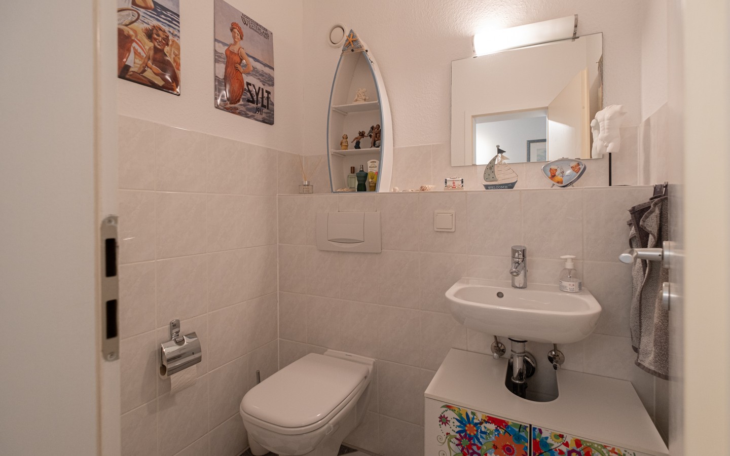 Gäste-WC - Großzügig & barrierefrei: 4,5-Zimmer-Wohnung mit Sonnenbalkon in gesuchter Wohnlage von HD-Kirchheim