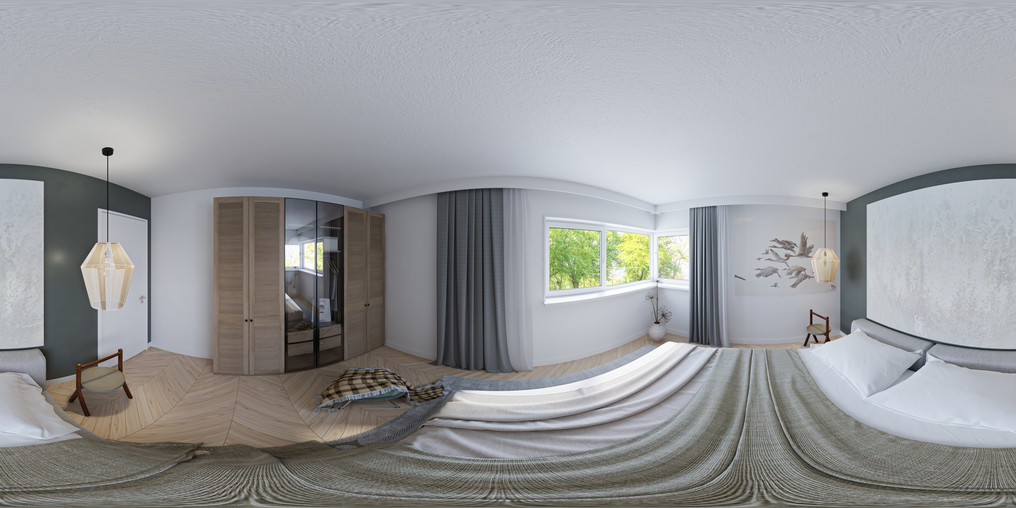 Visualisierung Schlafzimmer - Immobilienmakler in Heilbronn