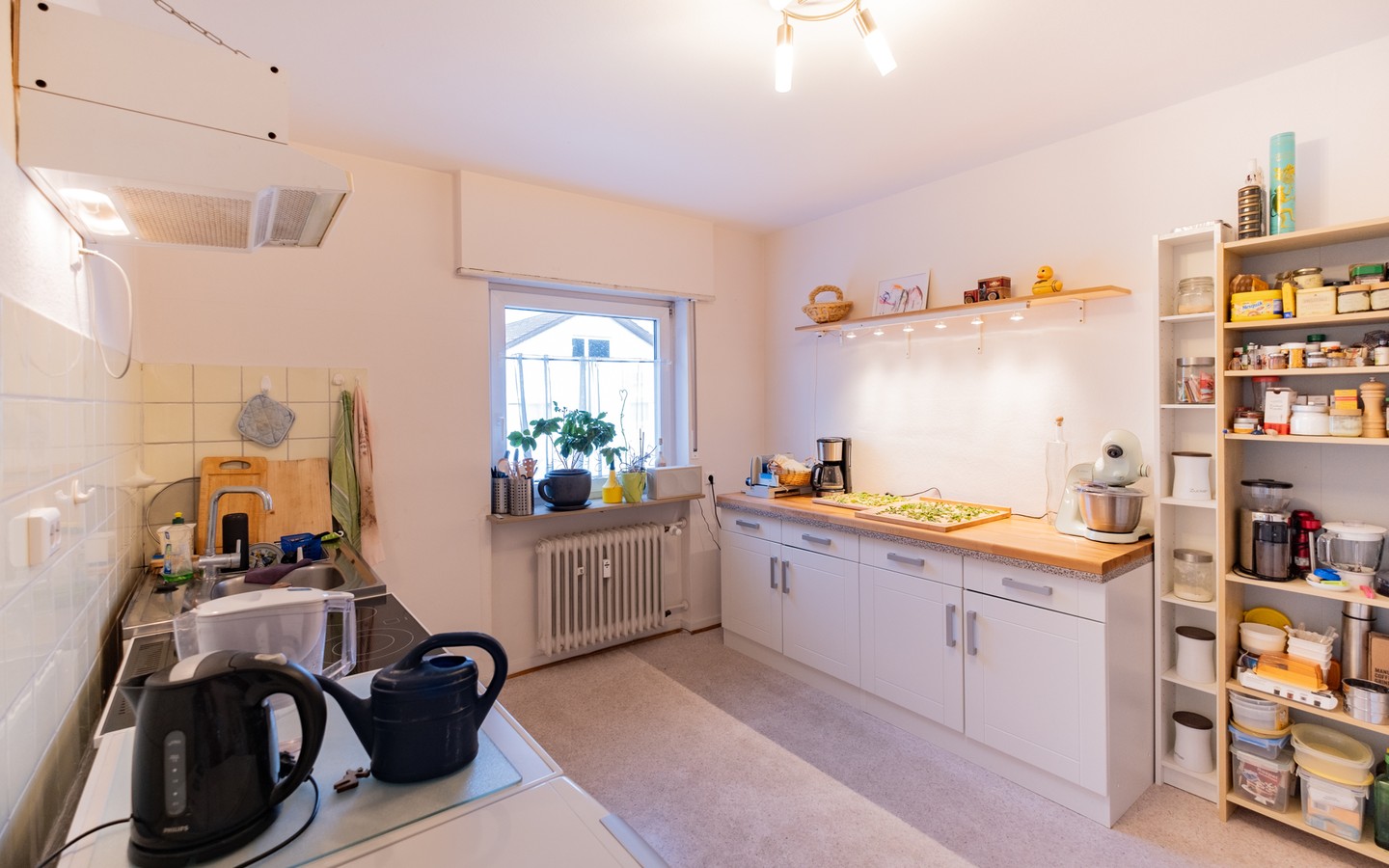 Küche - Eppelheim auf günstigem Erbpachtgrundstück: vermietete 2-Zimmer-Wohnung mit Stellplatz