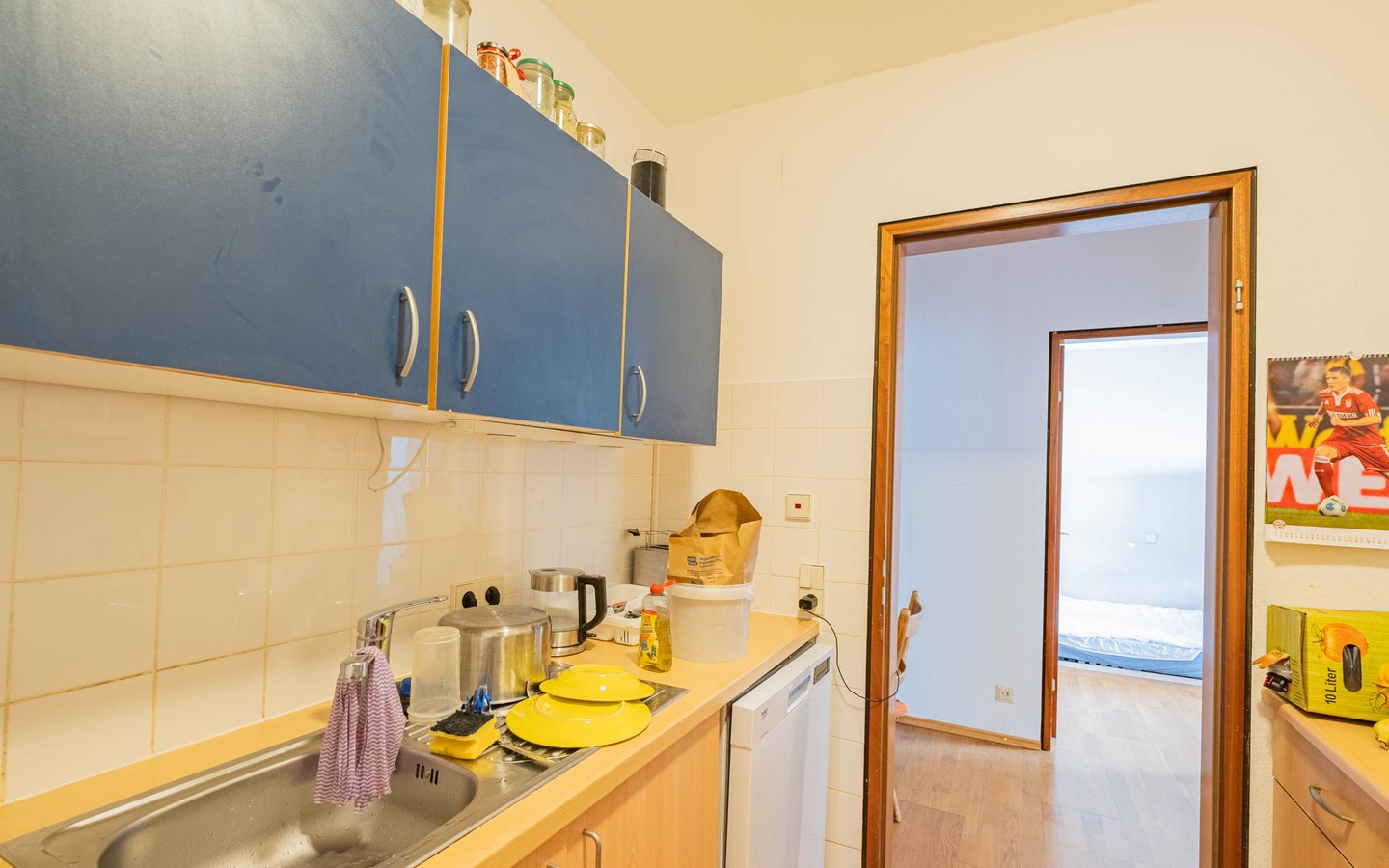 Küche - Rarität in Handschuhsheim: barrierefreie 2-Zimmer-Wohnung (vermietet) im 3. OG mit TG-Stellplatz